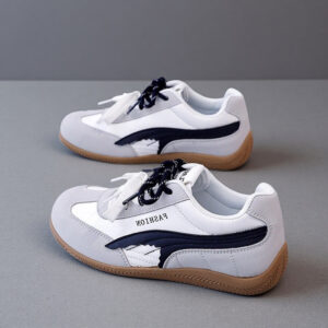 2026 Fall Women's Soft-Soled White Training Shoes-Versatile Flat Casual Sports Shoes with Agan Style, Model 26813