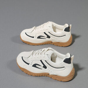 Ultra-Fashionable DeXun Women's Shoes 2026 Spring Collection: Soft-Soled Casual Sports Shoes with Slimming Footline and Versatile Design-Agan Women's Shoes LD755