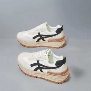 2024 New Round-Toe Adventure Sports Shoes by Korean-Style Agan Shoes & DeXun Shoes – Versatile Outfit-Friendly Foreign Trade Dad Shoes for Women AD8875