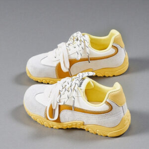 Yellow 2026 Spring Agan Shoes-New Flat Women's Sports Running Casual Shoes LD752