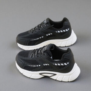 Women's 2026 Spring New-Style Mesh Breathable Black All-Purpose Running Shoes & Casual Dad Shoes HB1005