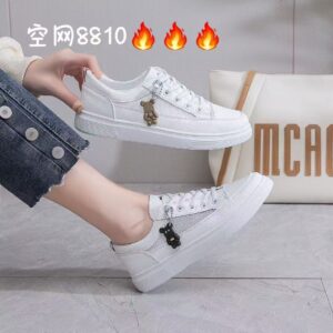 2026 Summer Women's Low-Heel Mesh Breathable Sneakers with Flat Soles-Casual Sports Shoes for Girls 8810