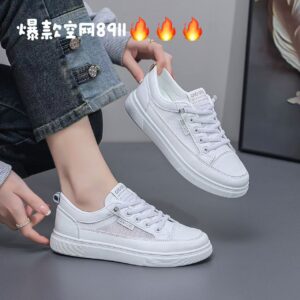 2026 Summer Women's Low-Heel Mesh Breathable Sneakers with Flat Soles-Casual Sports Shoes for Girls 8911