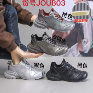 Women's 2026 Summer Breathable Mesh Casual Sports Shoes with Thick Sole-White Running Shoes JOUB03