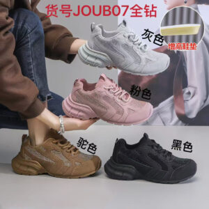 Women's 2026 Summer Breathable Mesh Casual Sports Shoes with Thick Sole-White Running Shoes JOUB07