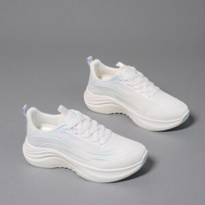 2026 Spring/Summer Women's Breathable Mesh Fly-Weave Sneakers-Student Casual Sports Shoes with Thick Sole for Running, Model K2552