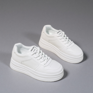 Trendy Women's Spring/Autumn增高 Casual Sports Shoes with Thick Soles and Breathable Design HDA19