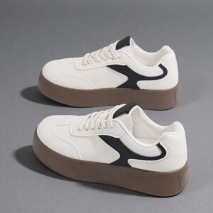 2026 Couple's Edition Men's Shoes: White Shoes for Spring/Summer – Unisex厚-soled Student Casual Sports Shoes, Model F8871