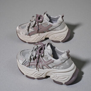 2026 Summer Dad Shoes: Retro Single-Web Student厚-soled Sports增高 Casual Mesh透气 Women's Shoes FB9968