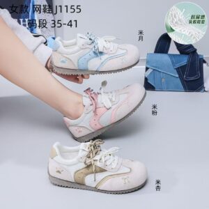 Color-Matched Web-Mesh Training Shoes for Women – 2026 Summer Collection: Lightweight, Breathable, and Casual Sports Shoes (Model J1155)