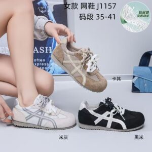 Color-Matched Web-Mesh Training Shoes for Women – 2026 Summer Collection: Lightweight, Breathable, and Casual Sports Shoes (Model J1157)