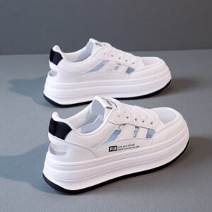 2026 Summer New Collection: Women's Breathable Mesh Shoes with Songgao Sole, Open-Street Style, Versatile and Casual Footwear – Model NK1002