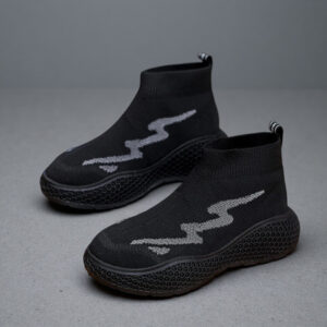 2026 Summer New Collection: High-top Socks & Shoes, Breathable Sports Shoes, Running & Leisure Shoes, Thick-soled Flyweave Women's Shoes FB2278