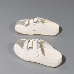 2026 Spring New Collection: Korean-Style Breathable Half-Sandal for Women, Perfect for Casual Wear or Training – Flat-Heeled Women's Shoes, Model LDS28