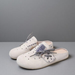 2026 Summer Dongdong Boken Women's Spring/Autumn Slippers with Thick Soles, Fishing-Style Top-Featuring Half-Slip Boken Shoes K3918